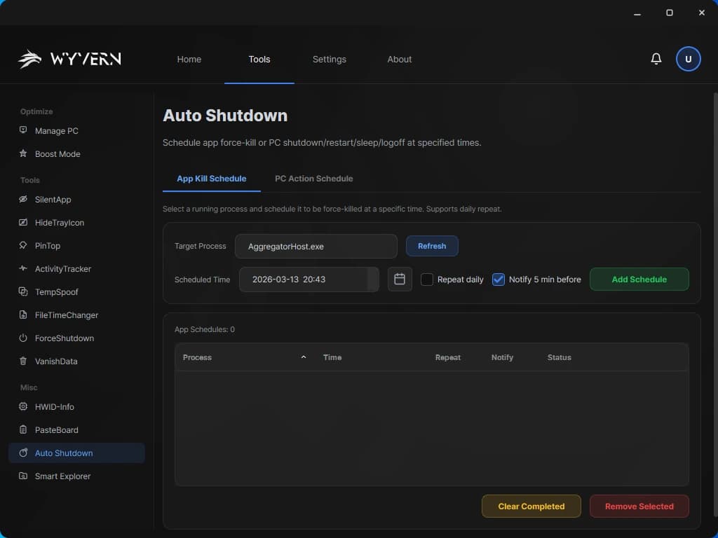 auto-shutdown